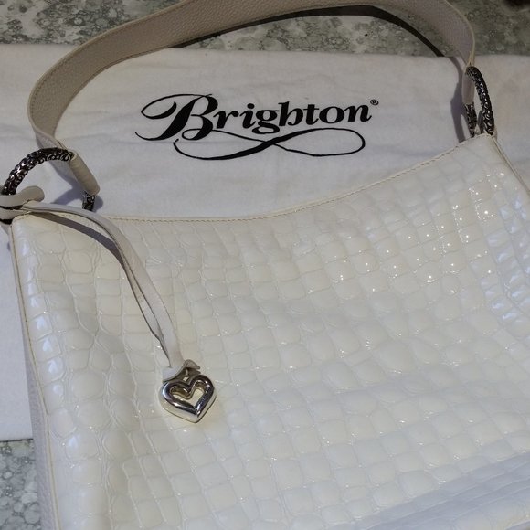 Brighton Handbags - Brighton CHER White Patent Leather Bag